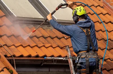 Démoussage et hydrofuge de toiture à Bordères-Louron